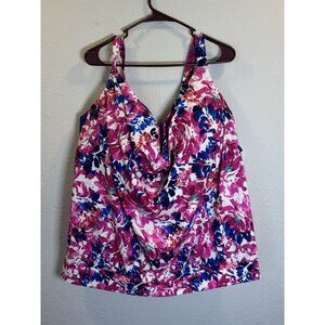 Swimsuits for All Ladies Bathing Suit Top 46 DDD pink purple